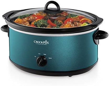 7 Quart Manual Slow Cooker – Turquoise - Curated Catalog B9