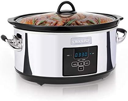 7 Quart Programmable Slow Cooker – Polished Platinum - Curated Catalog E4