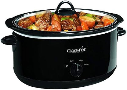 8 Quart Manual Slow Cooker – Black - Curated Catalog N2