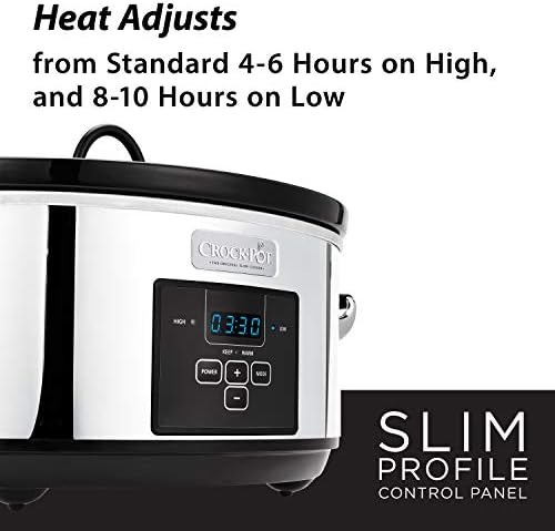 7 Quart Programmable Slow Cooker – Polished Platinum - Curated Catalog E4