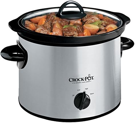 3 Quart Manual Slow Cooker – Silver - Curated Catalog C0