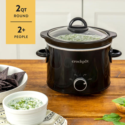 2 Quart Mini Slow Cooker – Classic Compact Cooker - Curated Catalog Q8