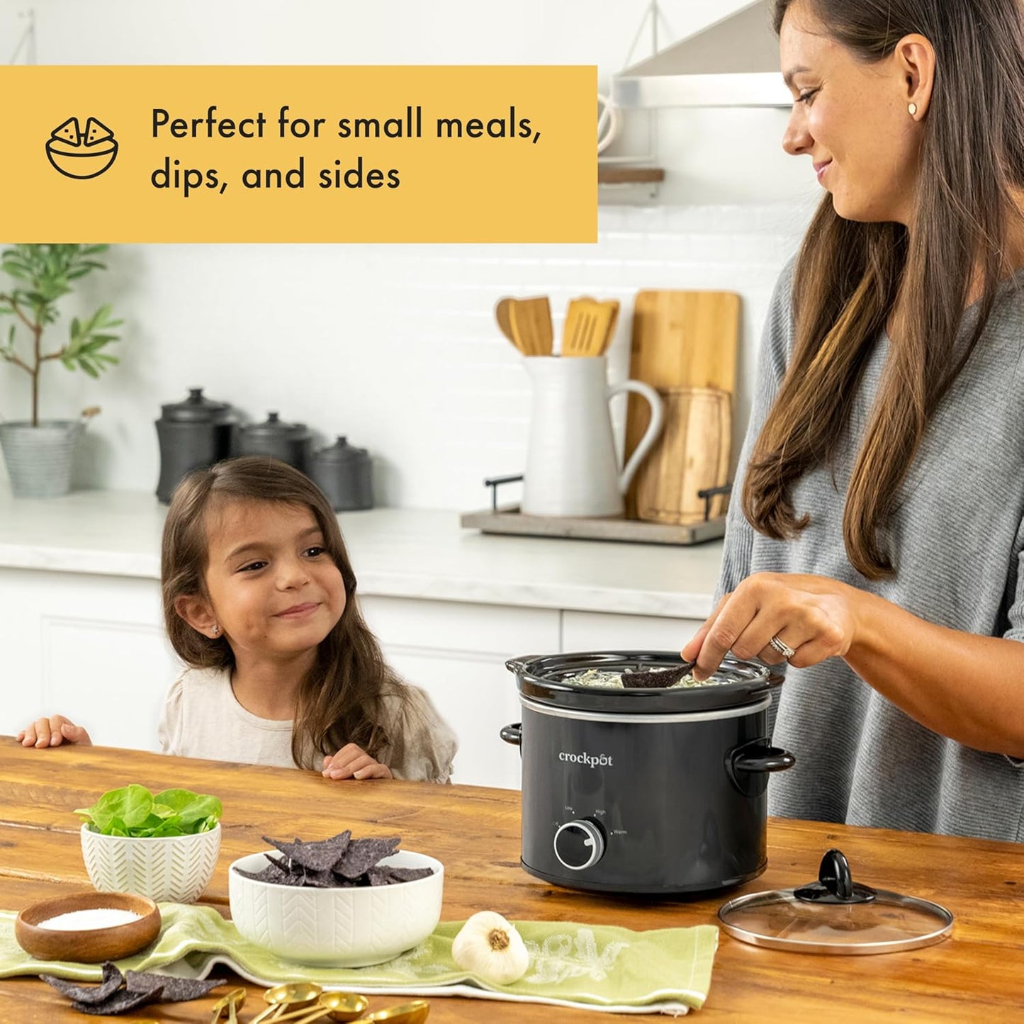 2 Quart Mini Slow Cooker – Classic Compact Cooker - Curated Catalog Q8